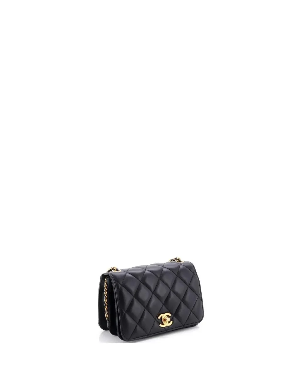 Chanel Cc Side Chain Full Flap Bag #303914C34B